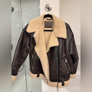 Zara Aviator Sherpa jacket